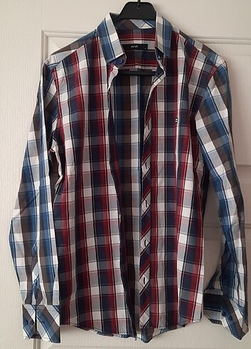 Ekoseli gömlek, az kullanılmış  - Görsel 3
