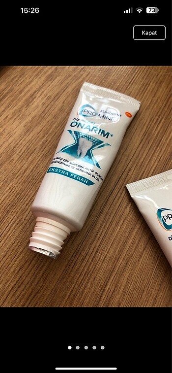 Diğer Sensodyne diş macunu