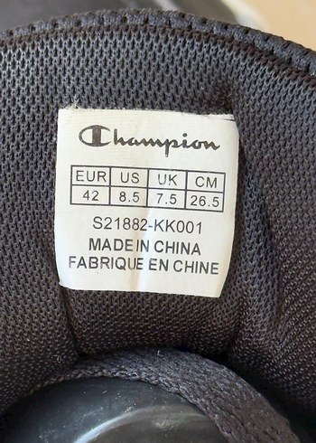 Champion Siyah Erkek Spor Ayakkabı  42 NUMARA - Görsel 5
