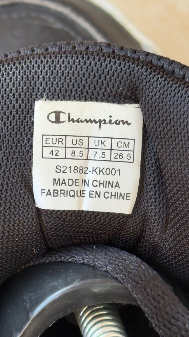 Champion Siyah Erkek Spor Ayakkabı  42 NUMARA - Görsel 5
