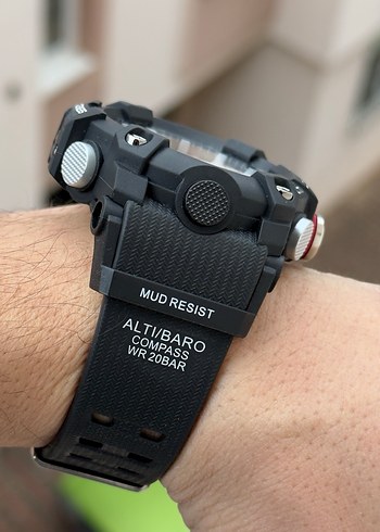 Siyah G-Shock Biker Tarzı Erkek Saat - Görsel 6