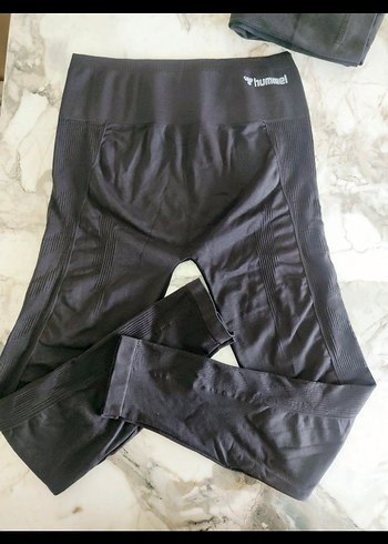xl Beden Hummel Siyah Elastik Spor Tayt