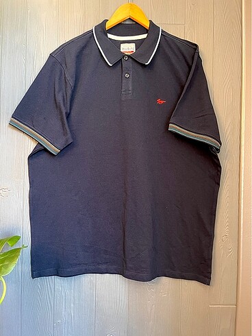 Polo Yaka Lacivert Aubin Tişört