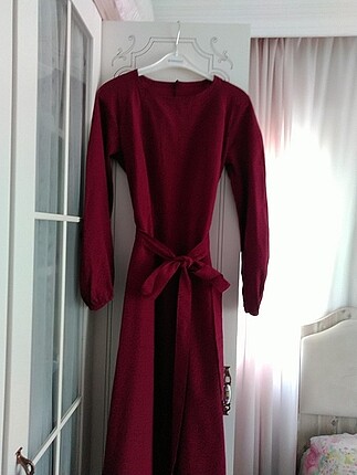 Bordo elbise
