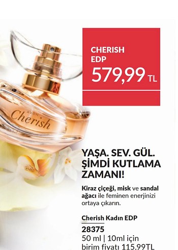 Cherish Kadın EDP 50 ml Parfüm
