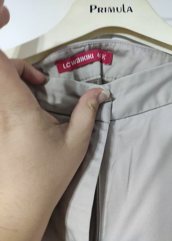 LC Waikiki Bej Midi Kadın Kumaş Pantolon
