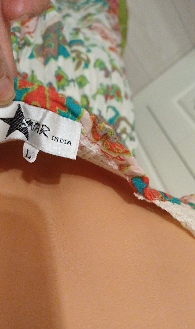 Dantel Detaylı Çok Renkli Bohem Uzun Elbise - Görsel 5