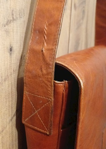 Hakiki deri tokalı Kadın Çanta - Görsel 3