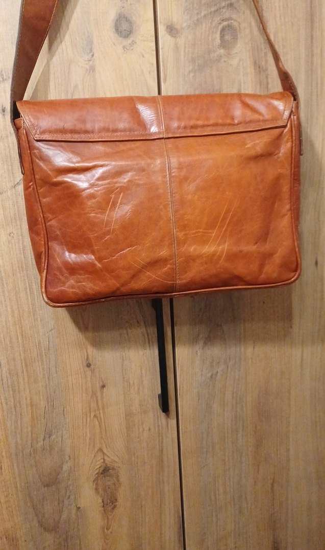 Hakiki deri tokalı Kadın Çanta - Görsel 4