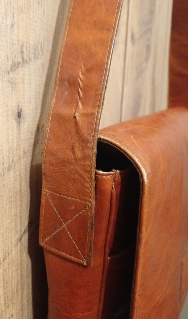 Hakiki deri tokalı Kadın Çanta - Görsel 3