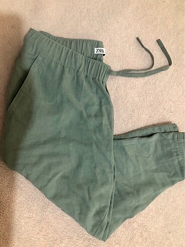 Zara Zara keten viskoz jogger pantolon