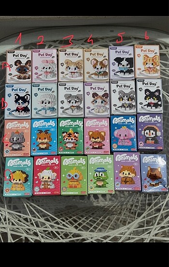 Bricks lego kedi köpek