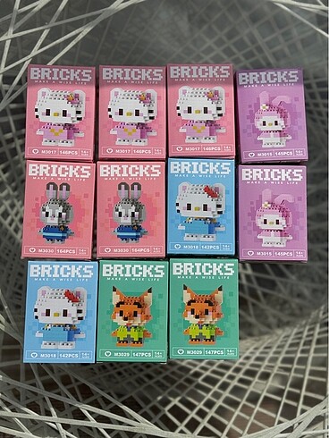 Bricks lego hello kitty sanrio