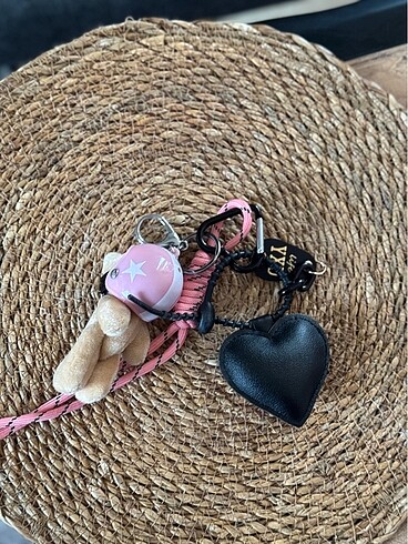 Kasklı ayıcıklı anahtarlık - Görsel 3