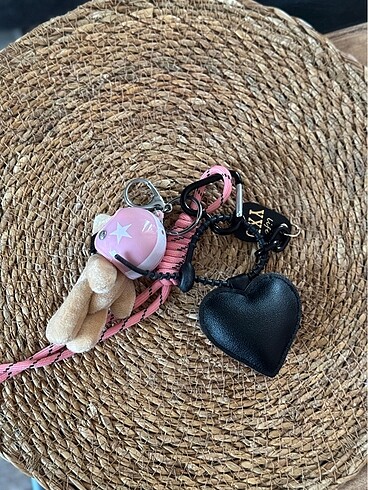 Kasklı ayıcıklı anahtarlık - Görsel 4