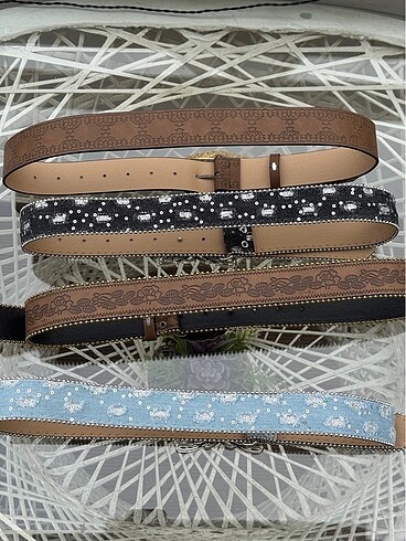 Tokalı kemer vintage retro kelebek - Görsel 2