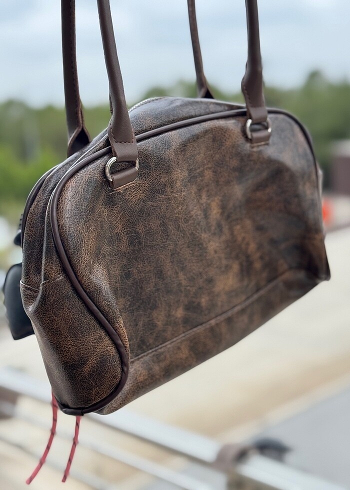 Vintage çanta charmlı - Görsel 2