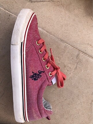 U.S Polo Assn. polo sneaker pembe