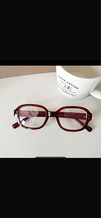 Beden bordo Renk Red glasses