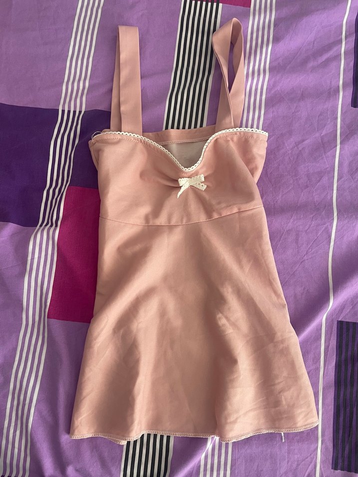 Mavi V Yakalı Kadın Atlet - Görsel 2