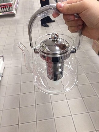 Beden Isıya Dayanıklı Cam Demlik 1200ml