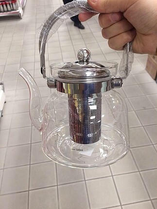 Diğer Isıya Dayanıklı Cam Demlik 1200ml