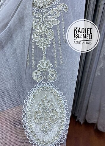  Beden beyaz Renk Ağır işlemeli salon tüllerimiz çokça tercih edilen modeller 