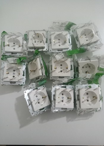Beyaz Diger Elektrik Prizleri 12 adet