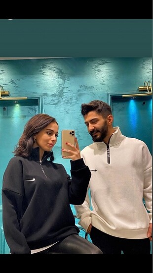 Unisex Oversize Kesim Nike Sweat