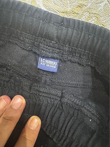 8 Yaş Beden siyah Renk Paça lastikli pantolon