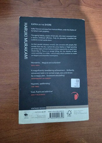 Kafka on the Shore - Haruki Murakami - Görsel 2