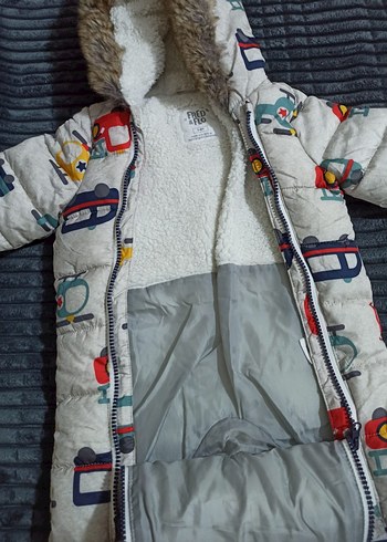 Fermuarlı Arabalı Erkek Bebek Tulum - Görsel 3