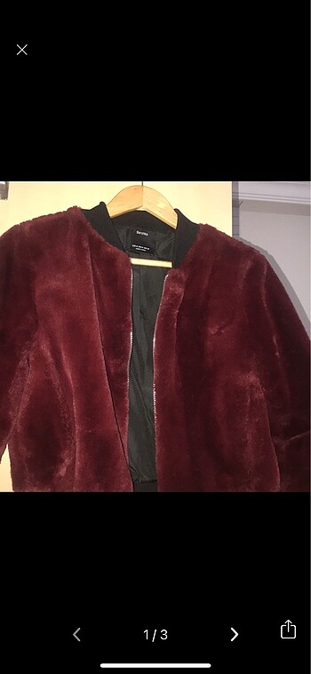 m Beden Bershka kısa ceket