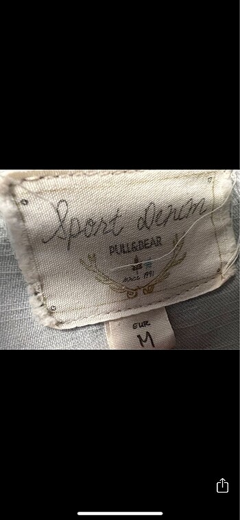 m Beden Pull and bear oversizedır
