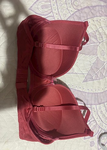 Bordo Sütyen .90 beden - Görsel 2
