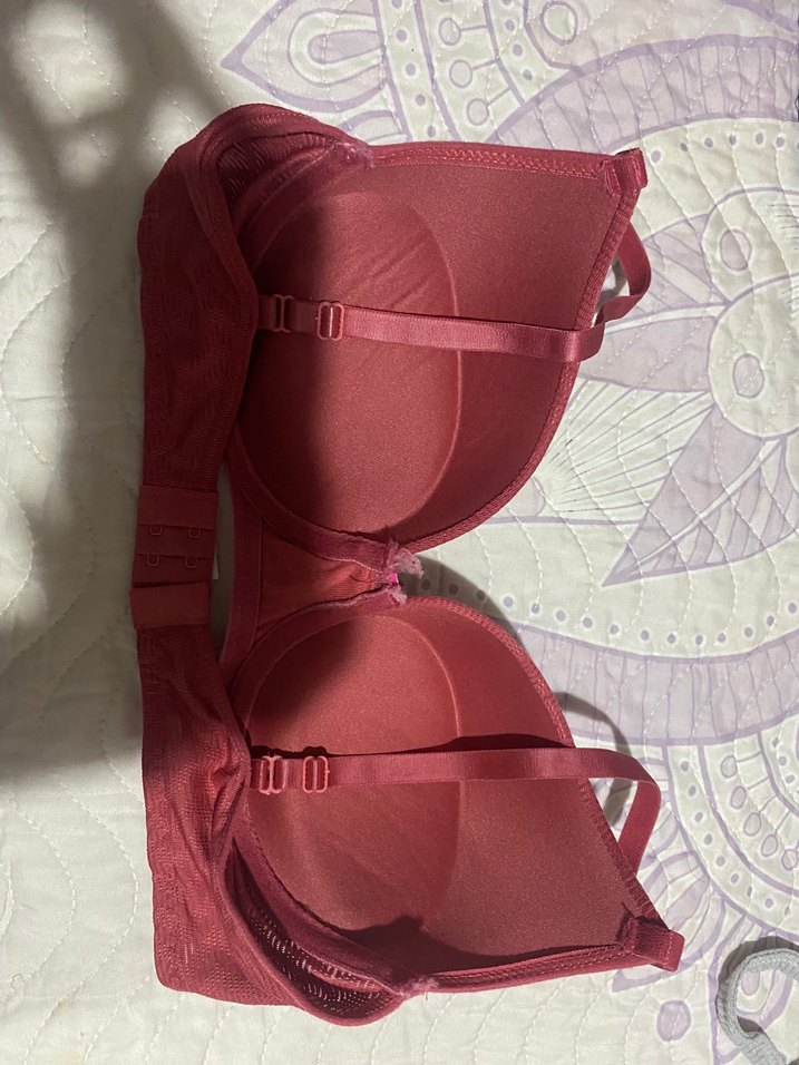 Bordo Sütyen .90 beden - Görsel 2