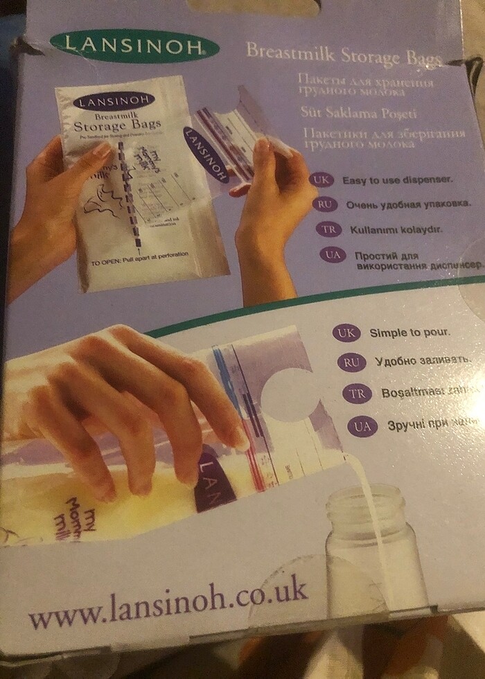 Anne sütü saklama poşeti - Görsel 2