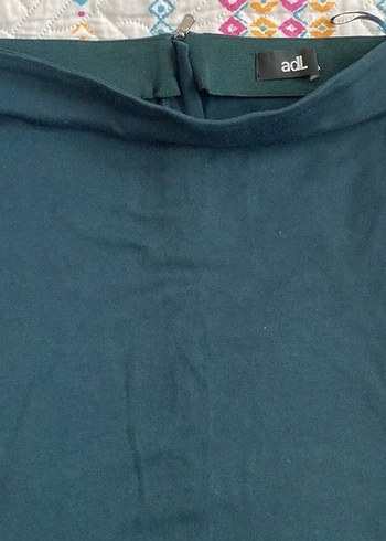 Kadın Yeşil Midi Kalem Etek - Görsel 2