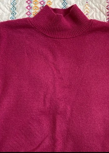 Boğazlı Örgü Kazak - Görsel 2