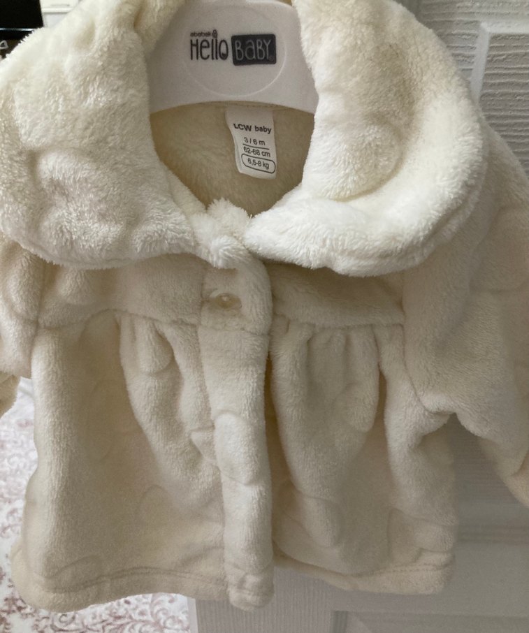 Kız Bebek Peluş Mont - Görsel 2