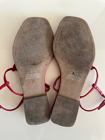 38 Beden pembe Renk H&M Sandalet