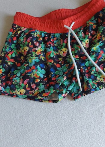 Çiçek Desenli Renkli  Mayo Şortu - Görsel 2