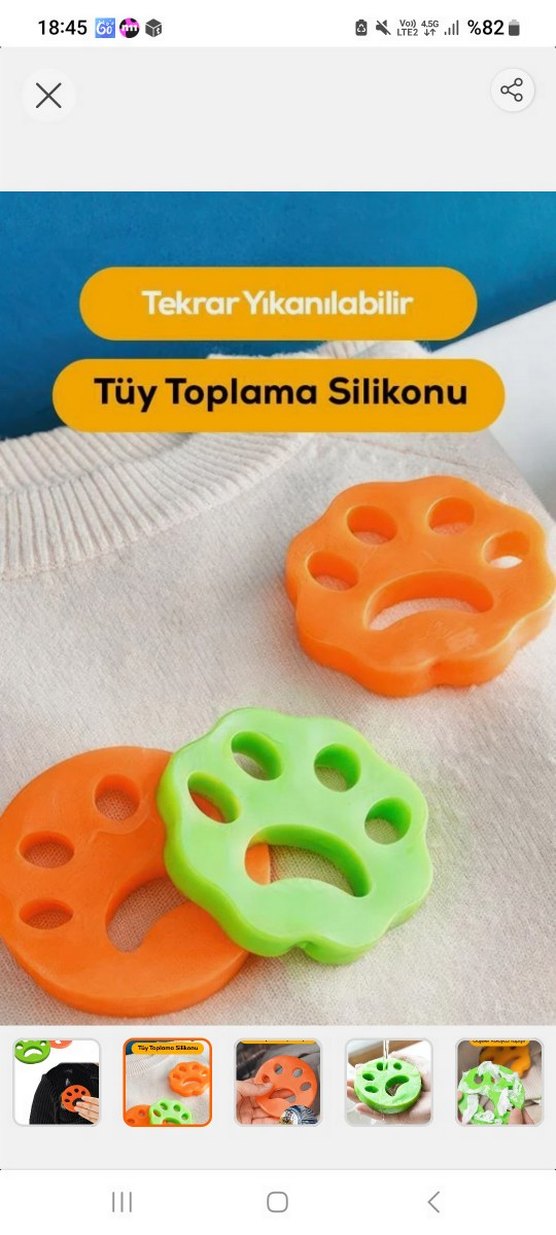 Renkli Kedi Tüyü Temizleyici - Görsel 3