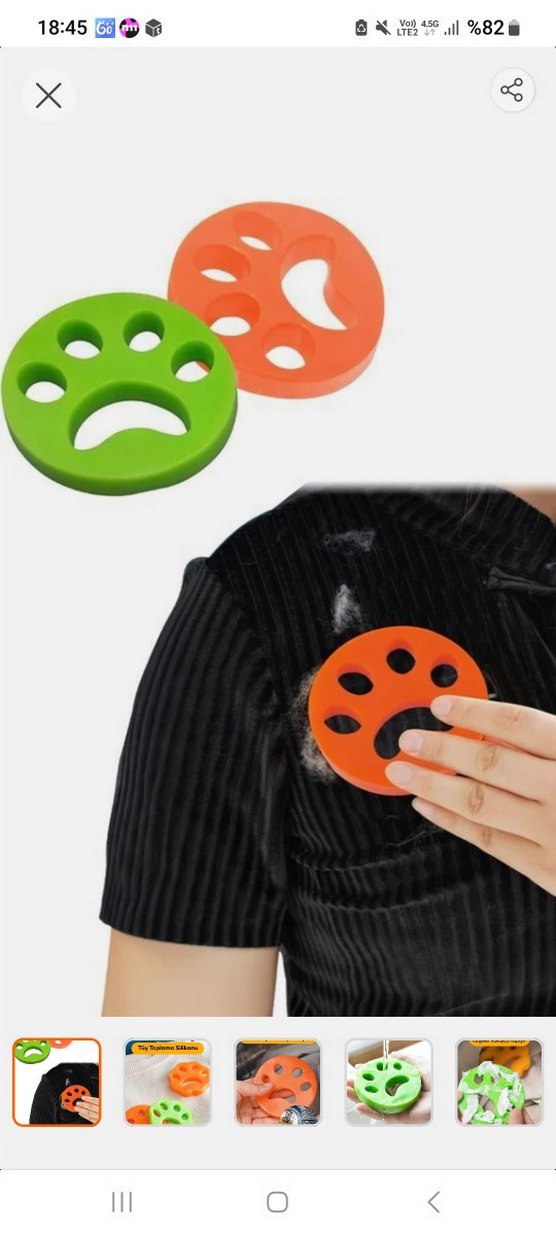 Renkli Kedi Tüyü Temizleyici - Görsel 2