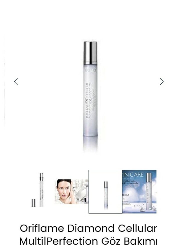 oriflame diamond cellular multi perfection göz kremi  - Görsel 5