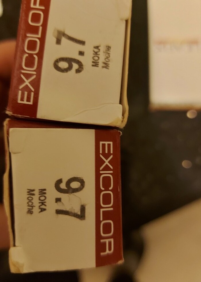 exicolor 9.7 moka saç boyası  - Görsel 3