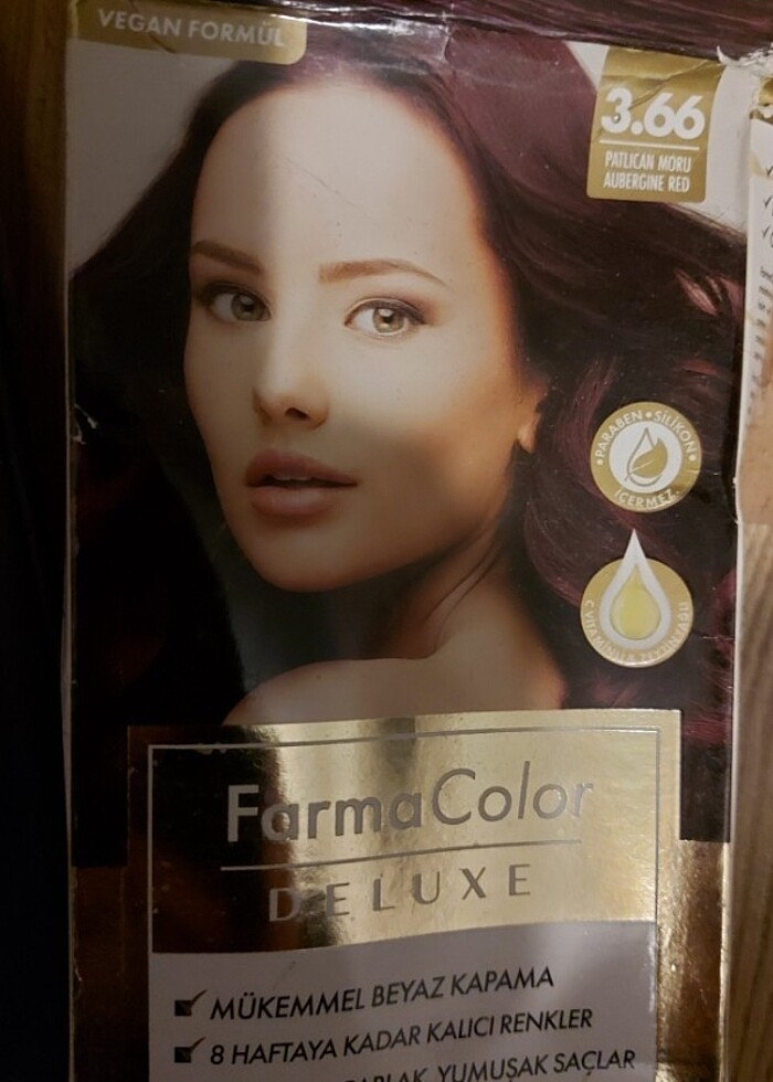farmasi fatmacolor patlıcan  moru saç boyası  - Görsel 4