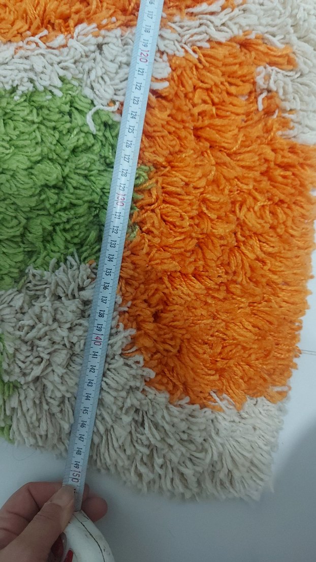 Çiçek Desenli Çok Renkli Halı - Görsel 4