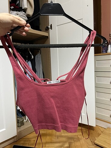 zara çift askılı büstiyer