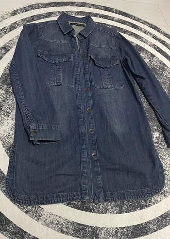 LC Waikiki Düğmeli Lacivert Kadın Denim Ceket